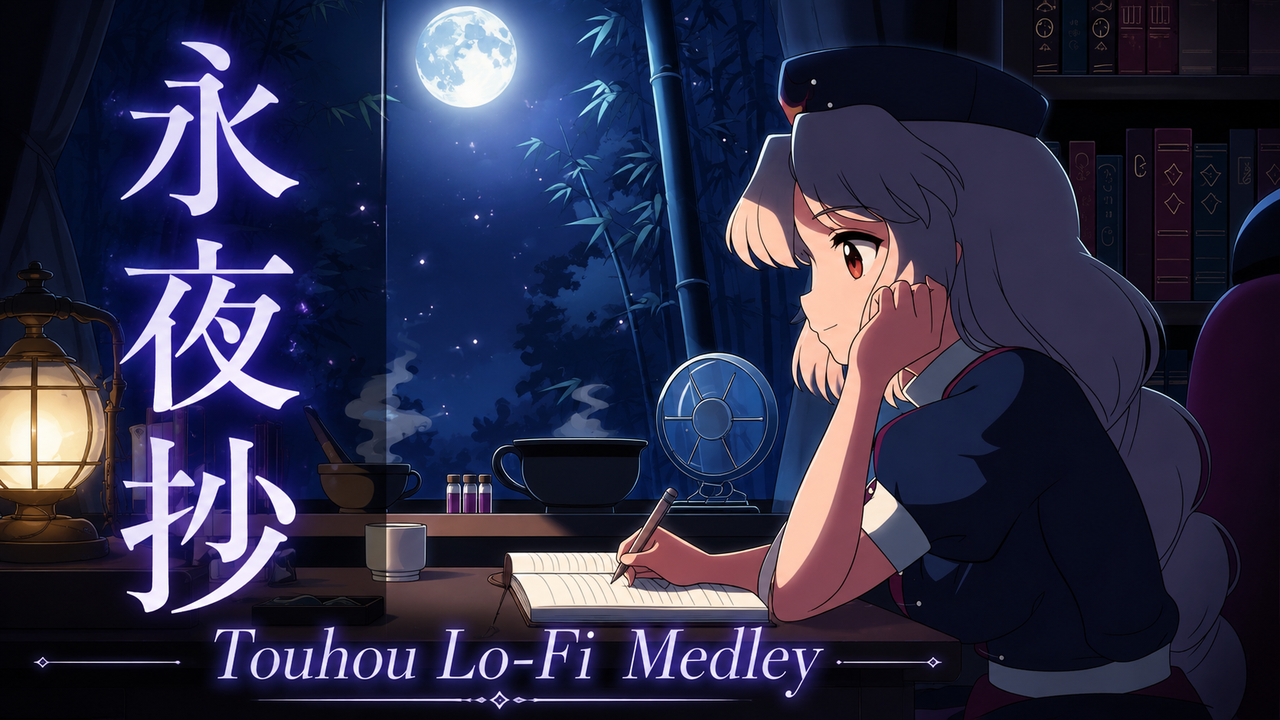 Variant B: Eirin writing at desk